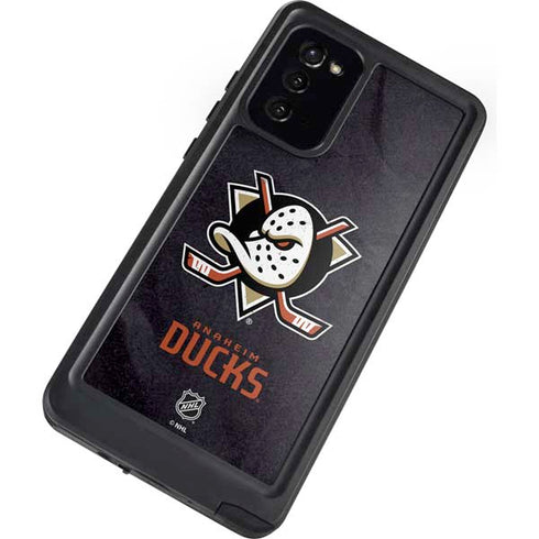 NHL Anaheim Ducks Distressed Galaxy Note20 5G Waterproof Case