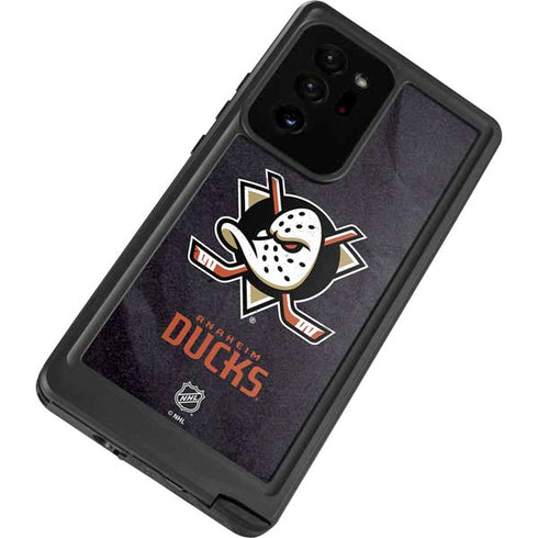 NHL Anaheim Ducks Distressed Galaxy Note20 Ultra 5G Waterproof Case