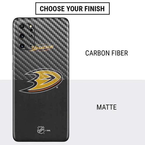 NHL Anaheim Ducks Distressed Galaxy S20 Plus Skin