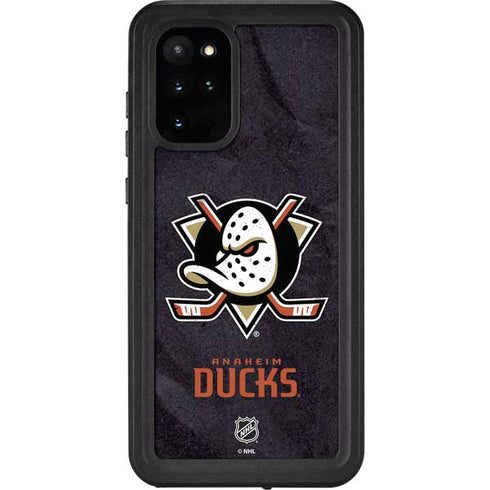 NHL Anaheim Ducks Distressed Galaxy S20 Plus Waterproof Case