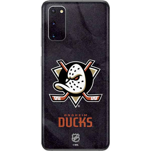 NHL Anaheim Ducks Distressed Galaxy S20 Skin