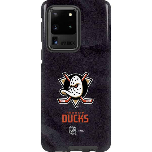 NHL Anaheim Ducks Distressed Galaxy S20 Ultra 5G Pro Case