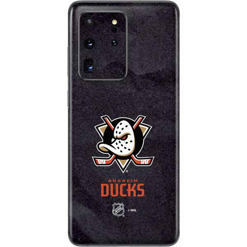 NHL Anaheim Ducks Distressed Galaxy S20 Ultra 5G Skin