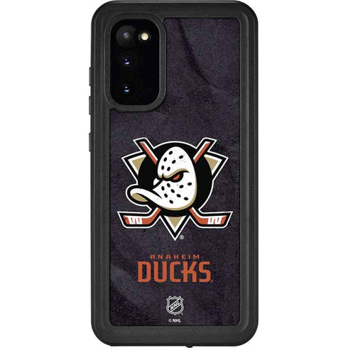 NHL Anaheim Ducks Distressed Galaxy S20 Waterproof Case