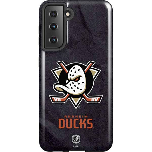 NHL Anaheim Ducks Distressed Galaxy S21 5G Pro Case
