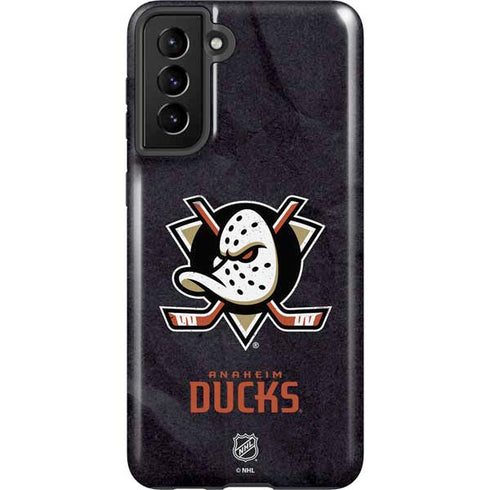 NHL Anaheim Ducks Distressed Galaxy S21 FE Pro Case