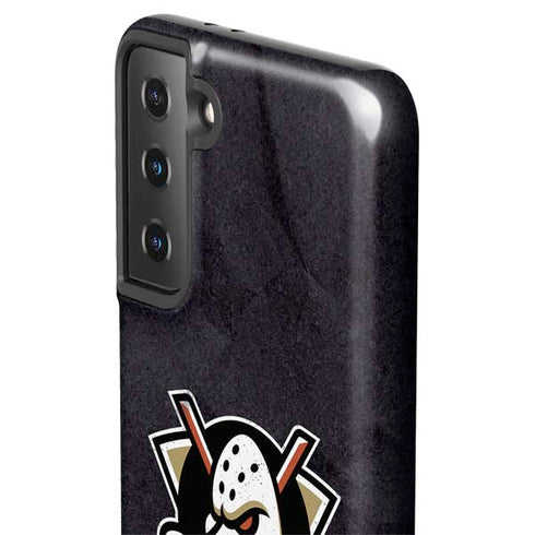 NHL Anaheim Ducks Distressed Galaxy S21 FE Pro Case