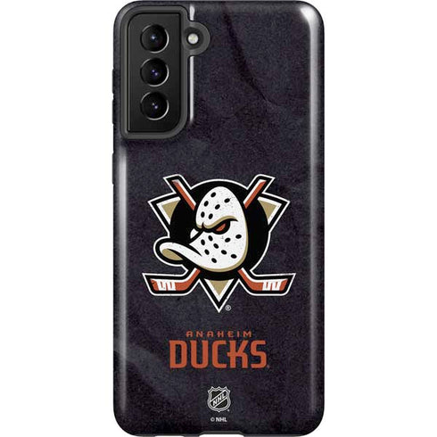 NHL Anaheim Ducks Distressed Galaxy S21 Plus 5G Pro Case