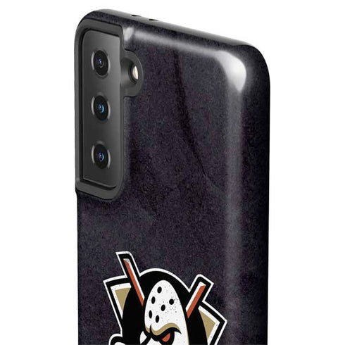 NHL Anaheim Ducks Distressed Galaxy S21 Plus 5G Pro Case