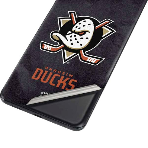 NHL Anaheim Ducks Distressed Galaxy S21 Ultra 5G Skin