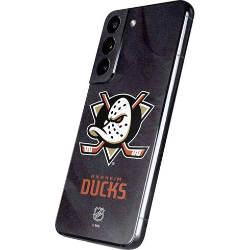 NHL Anaheim Ducks Distressed Galaxy S22 Plus Skin
