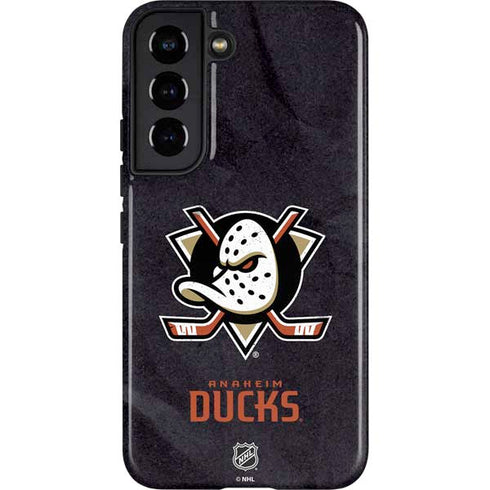 NHL Anaheim Ducks Distressed Galaxy S22 Pro Case