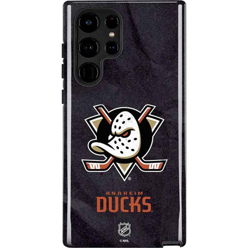 NHL Anaheim Ducks Distressed Galaxy S22 Ultra Pro Case
