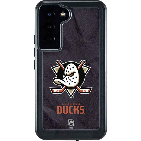 NHL Anaheim Ducks Distressed Galaxy S23 Plus Waterproof Case