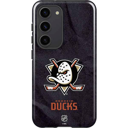 NHL Anaheim Ducks Distressed Galaxy S23 Pro Case
