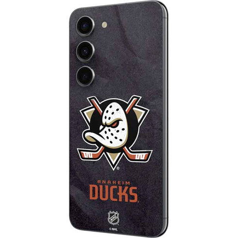 NHL Anaheim Ducks Distressed Galaxy S23 Skin