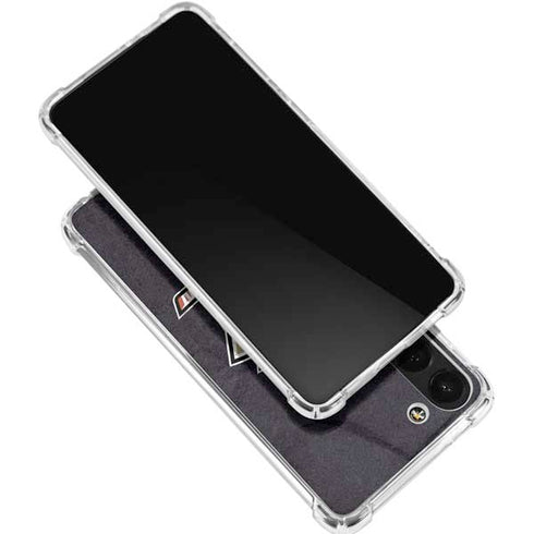 NHL Anaheim Ducks Distressed Galaxy S24 FE Clear Case