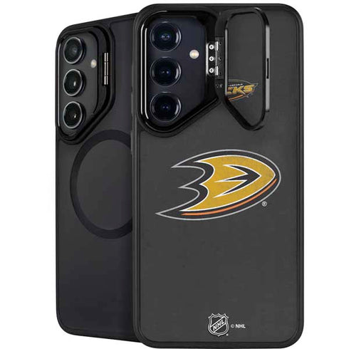 NHL Anaheim Ducks Distressed Galaxy S25 Kickstand Case