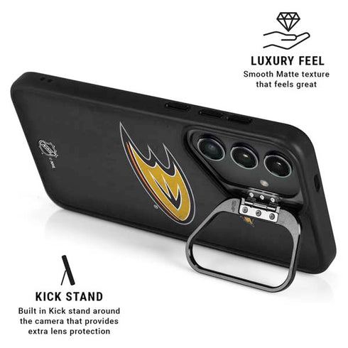 NHL Anaheim Ducks Distressed Galaxy S25 Kickstand Case