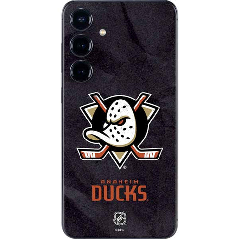 NHL Anaheim Ducks Distressed Galaxy S24 Plus Skin