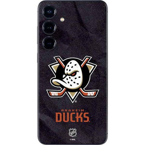 NHL Anaheim Ducks Distressed Galaxy S24 Skin