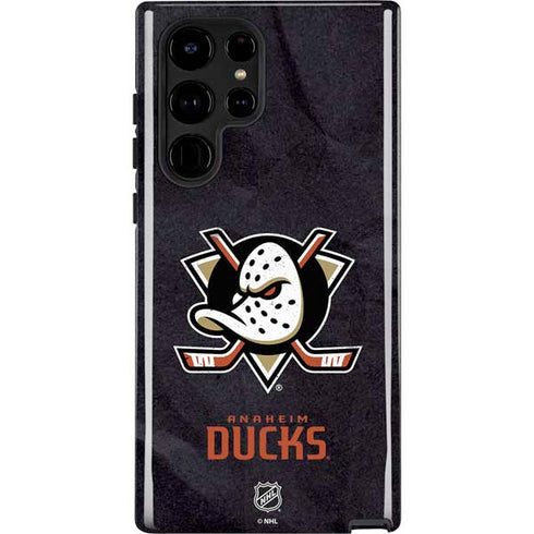 NHL Anaheim Ducks Distressed Galaxy S24 Ultra Impact Case