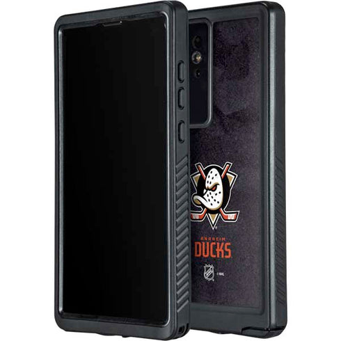 NHL Anaheim Ducks Distressed Galaxy S24 Ultra Waterproof Case