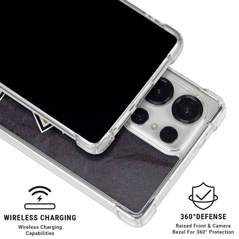 NHL Anaheim Ducks Distressed Galaxy S25 Ultra Clear Case