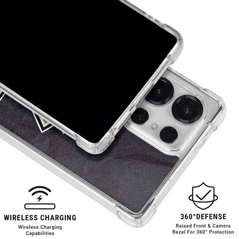NHL Anaheim Ducks Distressed Galaxy S26 Ultra Clear Case