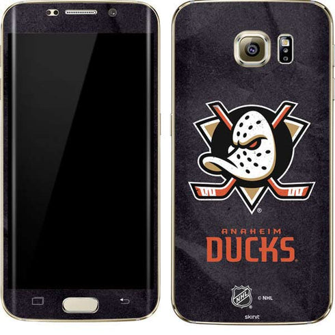 NHL Anaheim Ducks Distressed Galaxy S7 Edge Skin