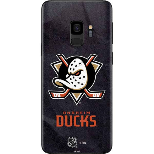 NHL Anaheim Ducks Distressed Galaxy S9 Skin