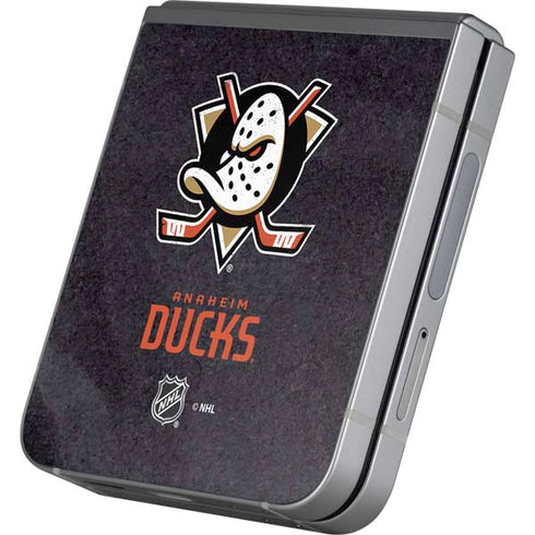 NHL Anaheim Ducks Distressed Galaxy Z Flip6 Skin