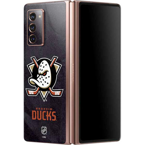 NHL Anaheim Ducks Distressed Galaxy Z Fold2 5G Skin