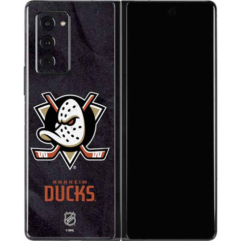NHL Anaheim Ducks Distressed Galaxy Z Fold2 5G Skin