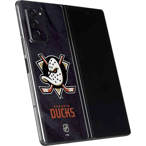 NHL Anaheim Ducks Distressed Galaxy Z Fold2 5G Skin