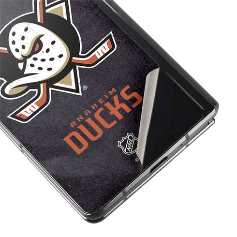 NHL Anaheim Ducks Distressed Galaxy Z Fold2 5G Skin