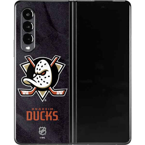 NHL Anaheim Ducks Distressed Galaxy Z Fold3 5G Skin