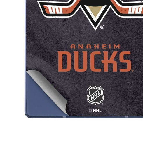 NHL Anaheim Ducks Distressed Galaxy Z Fold6 Skin