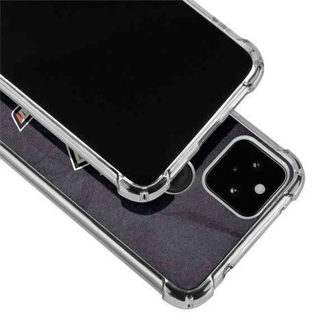 NHL Anaheim Ducks Distressed Google Pixel 5 Clear Case