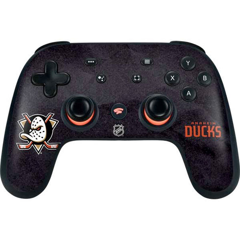 NHL Anaheim Ducks Distressed Google Stadia Controller Skin