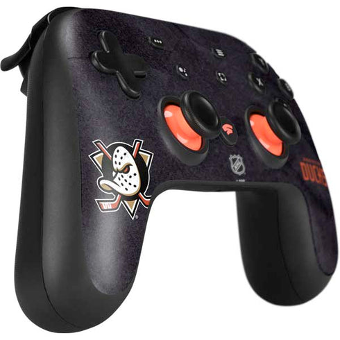 NHL Anaheim Ducks Distressed Google Stadia Controller Skin