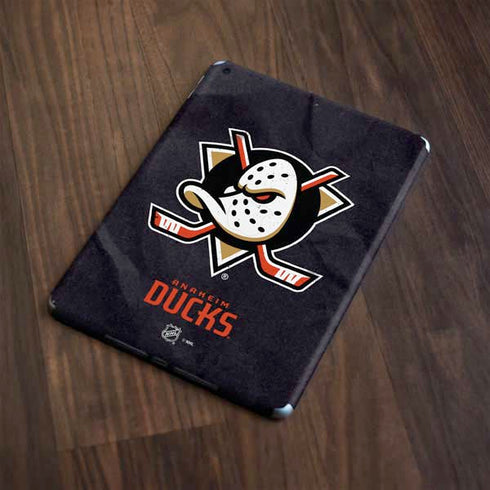 NHL Anaheim Ducks Distressed Apple iPad Skin