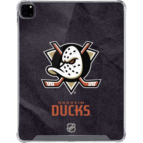 NHL Anaheim Ducks Distressed iPad Pro 12.9in (2020) Clear Case
