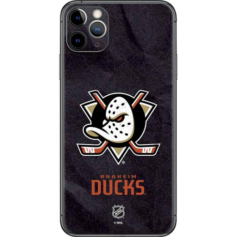 NHL Anaheim Ducks Distressed iPhone 11 Pro Max Skin