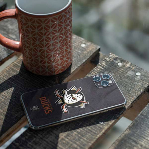 NHL Anaheim Ducks Distressed iPhone 11 Pro Max Skin