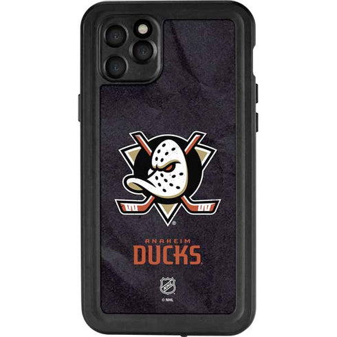 NHL Anaheim Ducks Distressed iPhone 11 Pro Max Waterproof Case