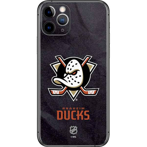 NHL Anaheim Ducks Distressed iPhone 11 Pro Skin