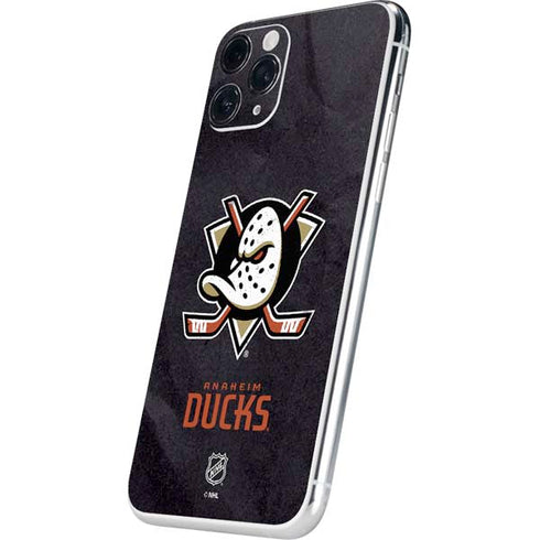 NHL Anaheim Ducks Distressed iPhone 11 Pro Skin