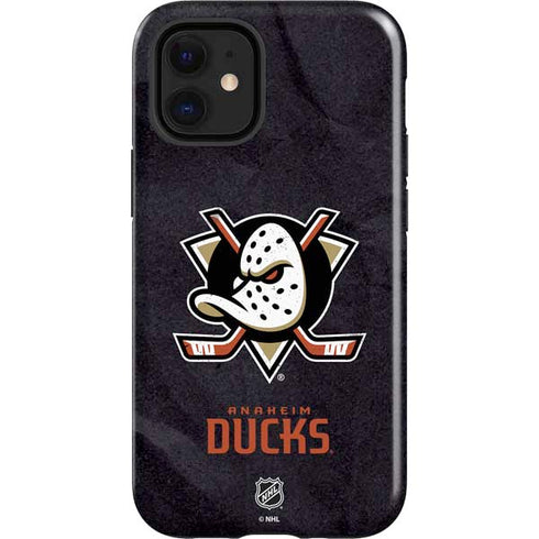 NHL Anaheim Ducks Distressed iPhone 12 Mini Impact Case