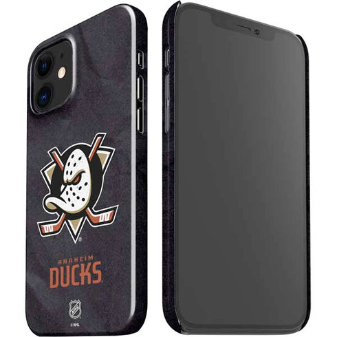 NHL Anaheim Ducks Distressed iPhone 12 Mini Lite Case